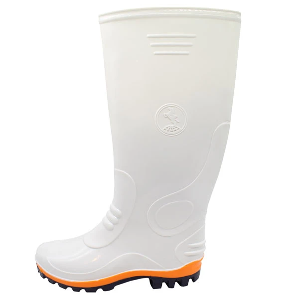 چکمه ایمنی صادقی مدل BK-100 ساق بلند سفید