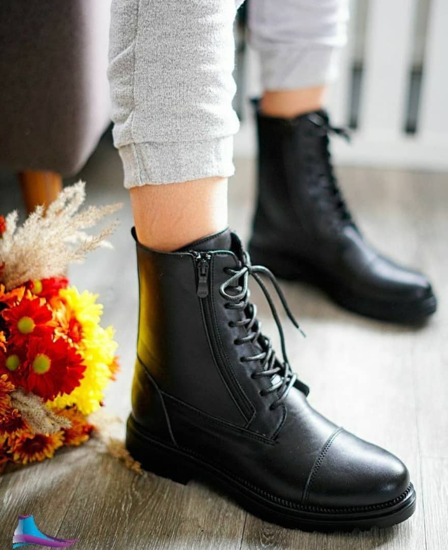 نیم بوت زنانه دو زیپ